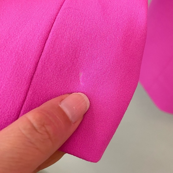 Banana Republic Long and Lean Wool Blend Tailored Blazer Size 4 Tall - Picture 10 of 11